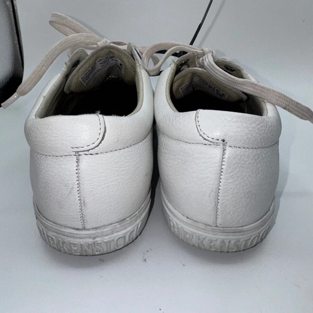 Birkenstock QO 500 NL White Leather Safety Slip Resistant Shoes‎ Work M6 L8 EU39